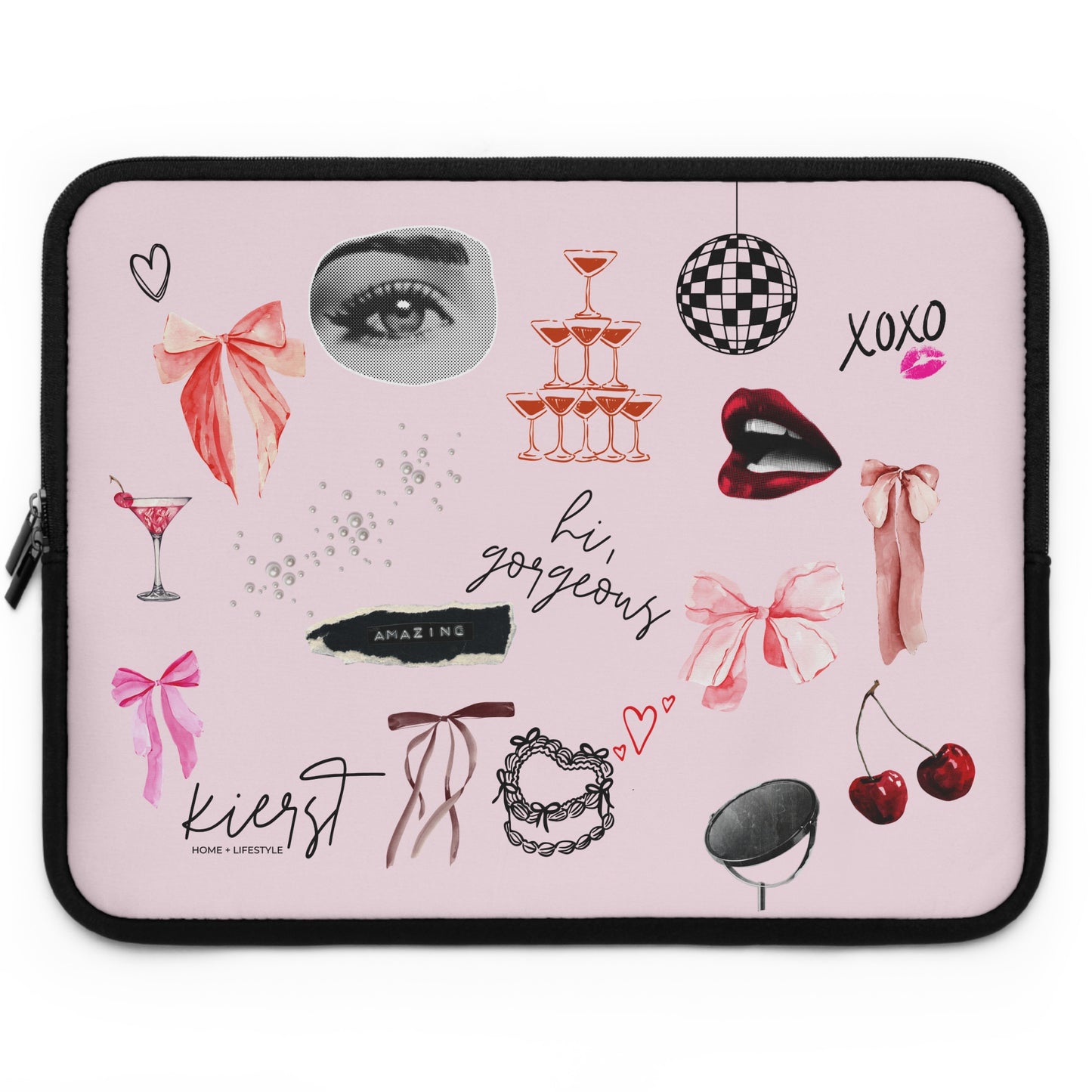 Pink Laptop Sleeve - Edge of Romance