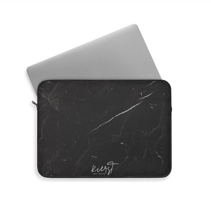 Black Marble Laptop Sleeve | Sleek + Sophisticated Protection