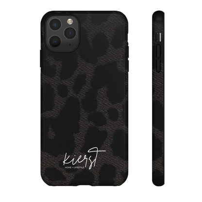 Black Leopard iPhone Case