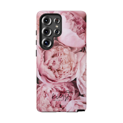 Pink Peonies Samsung Galaxy Phone Case