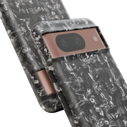 Grey Tweed Print Google Pixel Phone Case