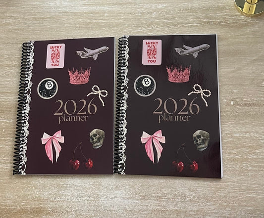 2026 Lifestyle Planner - Signature Velvet Noir Iconic Collage