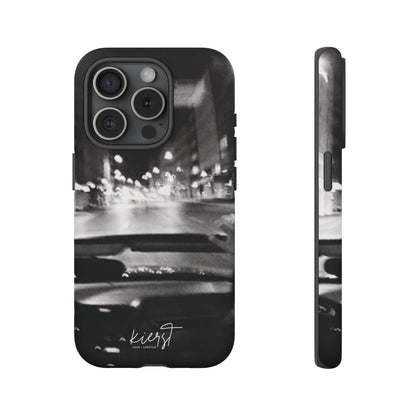 Faded Summer Nights iPhone Case | A Cinematic Blur of City Lights and Nostalgia