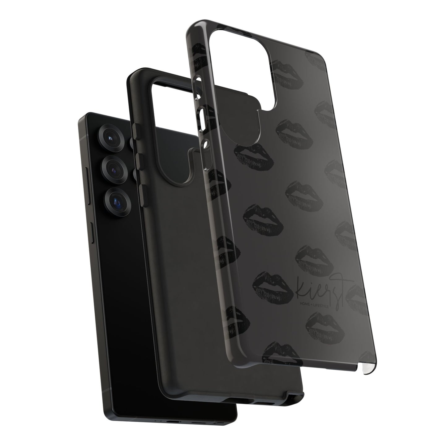 Black Lips Samsung Galaxy Phone Case