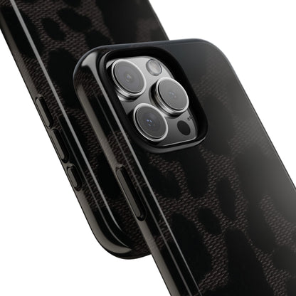 Black Leopard iPhone Case