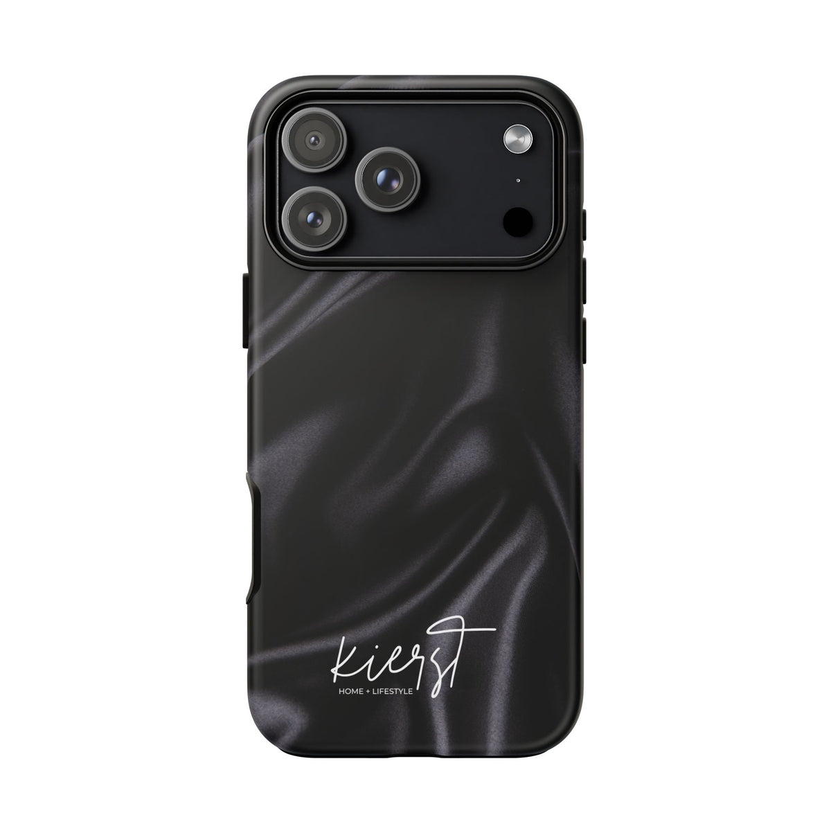 Black Silk Print iPhone Case