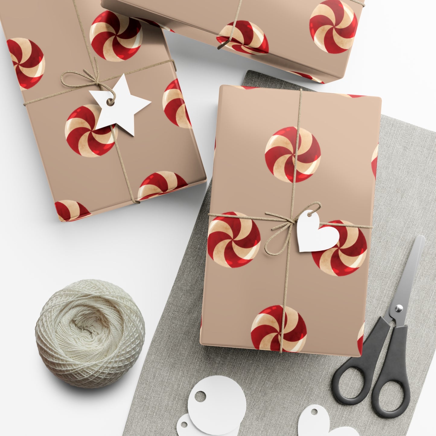 Cany Peppermints Gift Wrapping Paper