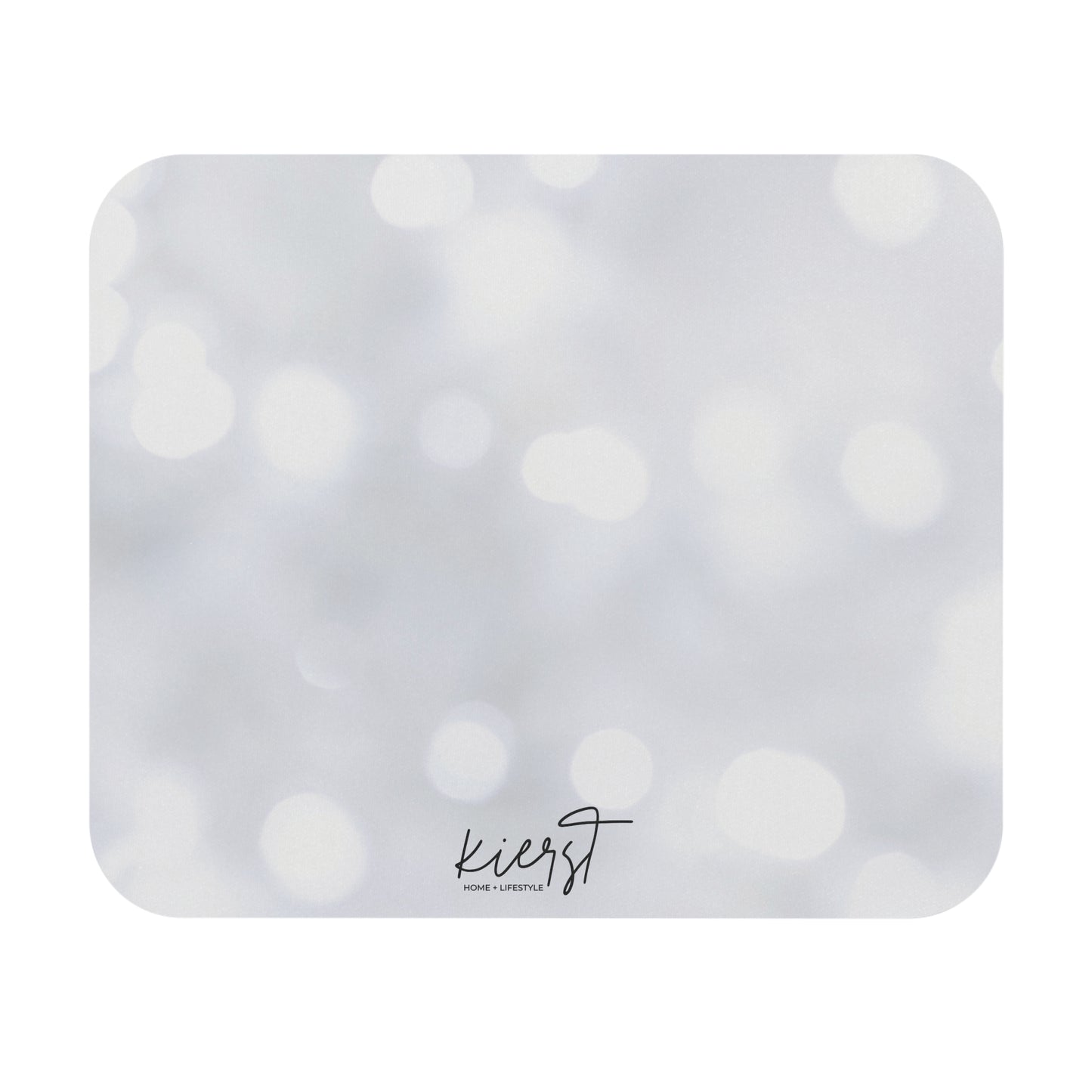 White Sparkle Mouse Pad