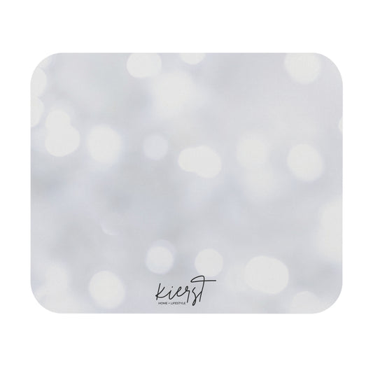 White Sparkle Mouse Pad