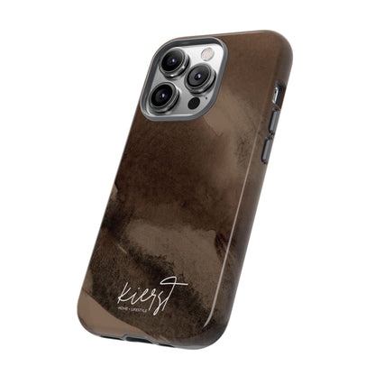 Brown Abstract iPhone Case