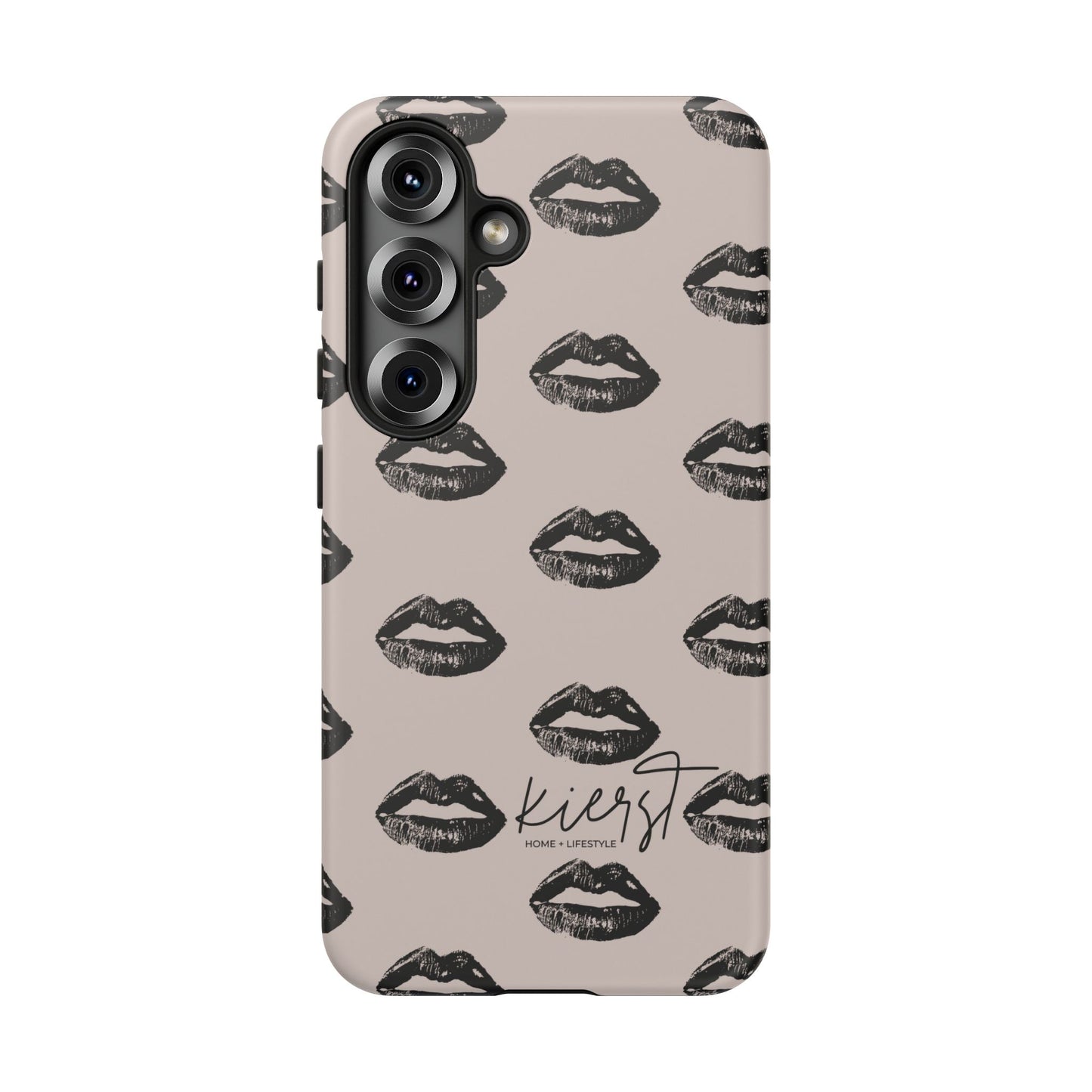 Black Lips and Oat Samsung Galaxy Case