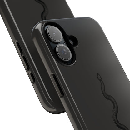Long Black Snake iPhone Case | Subtle Edge, Quiet Power