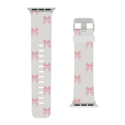 Multiple Pink Bows Apple Watch Band