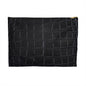 Black Crocodile Accessory Pouch