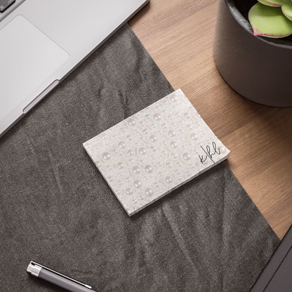 Various Pearls Post-it® Note Pad | Soft Ivory Sticky Notes with a Glamorous Luxe Touch