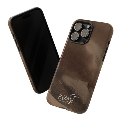 Brown Abstract iPhone Case