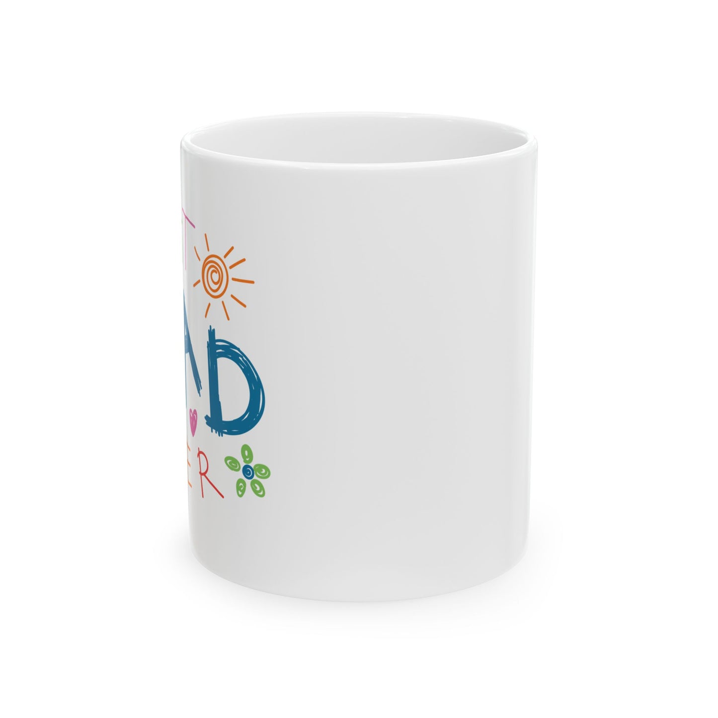 Best Dad Ever Mug – Doodle Style Gift from Kids