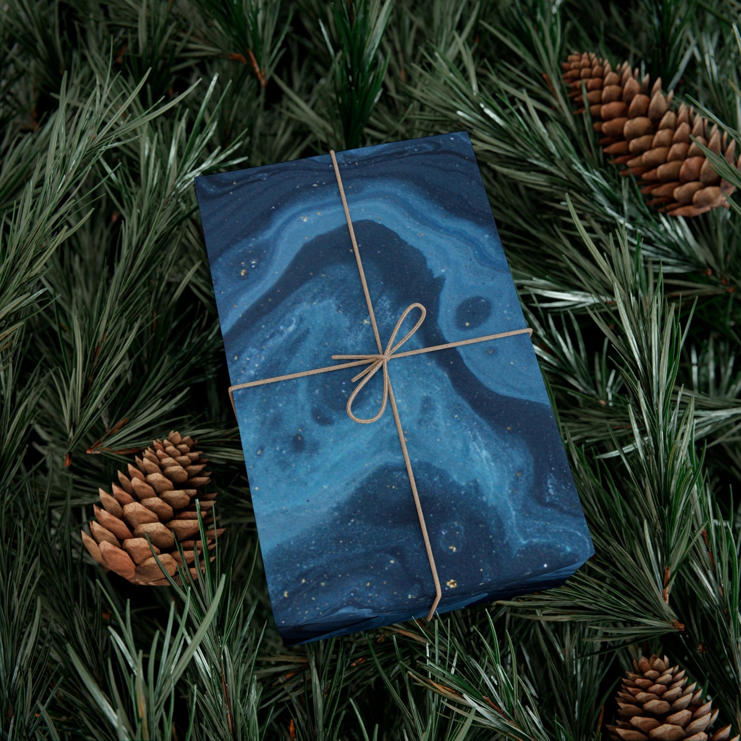 Blue Marble Gift Wrapping Paper