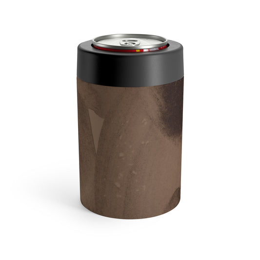Brown Abstract Can Holder