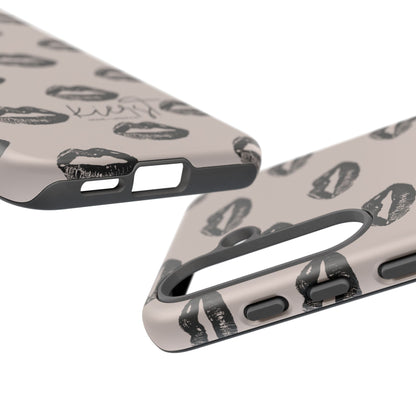 Black Lips and Oat Samsung Galaxy Case