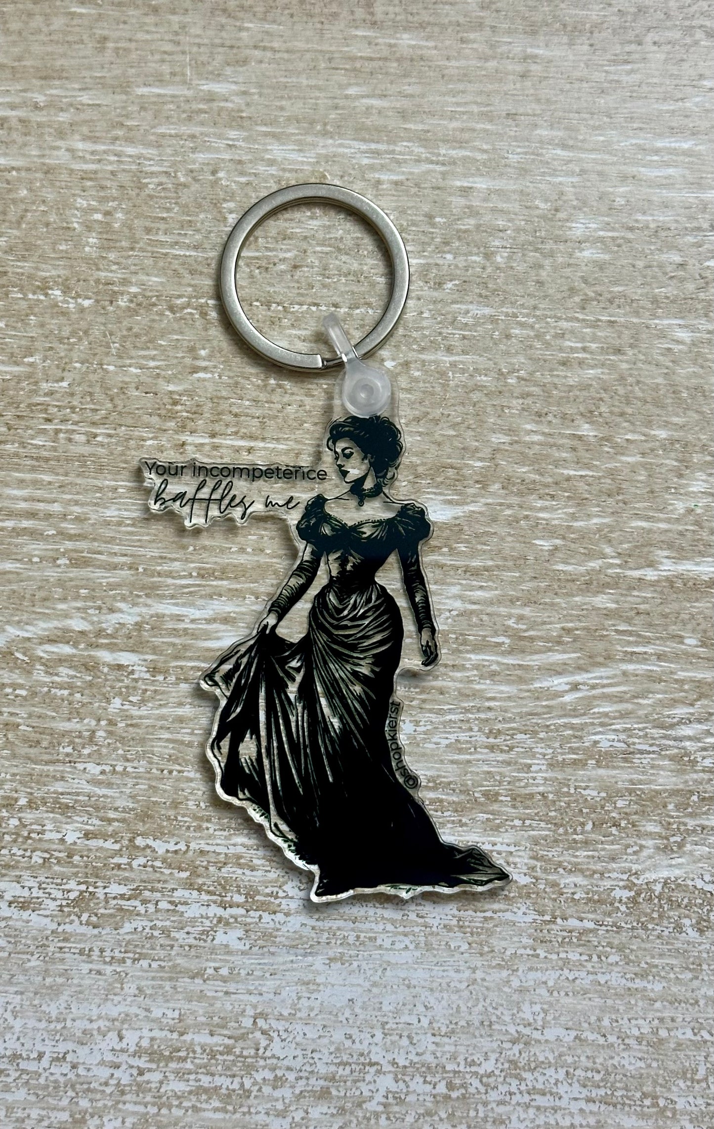 Baffles Me Victorian Ornament + Keychain