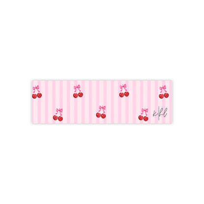 Cherries on Pink Stripes Post-it® Note Pad