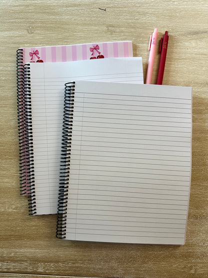 2026 - 2027 Cherries on Pink Stripes Mid Year Lifestyle Planner