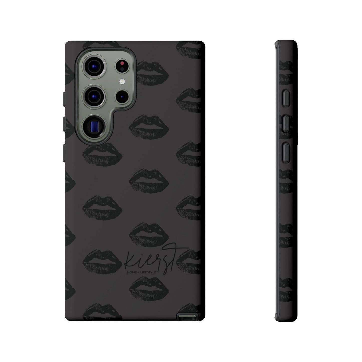 Black Lips Samsung Galaxy Phone Case