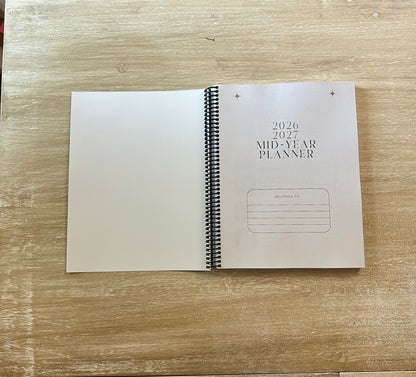 2026 - 2027 Ember Tortoise Mid Year Lifestyle Planner