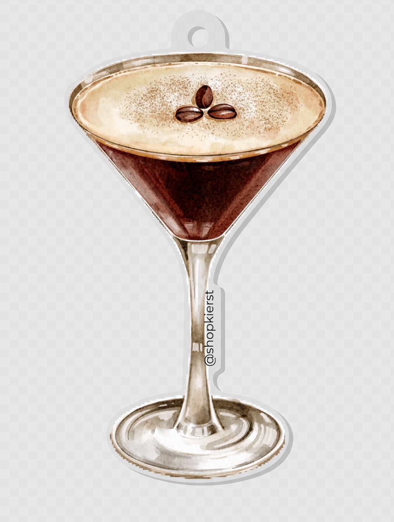 Espresso Martini II Ornament + Keychain