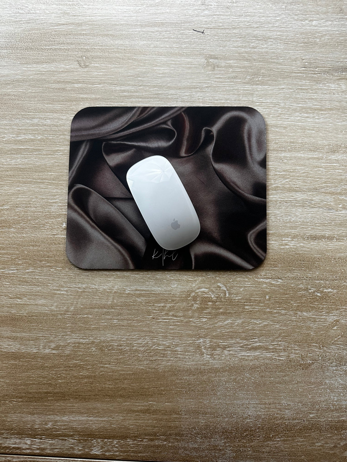 Chocolate Silk Print Mouse Pad