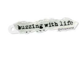 Buzzing with Life Acrylic Keychain