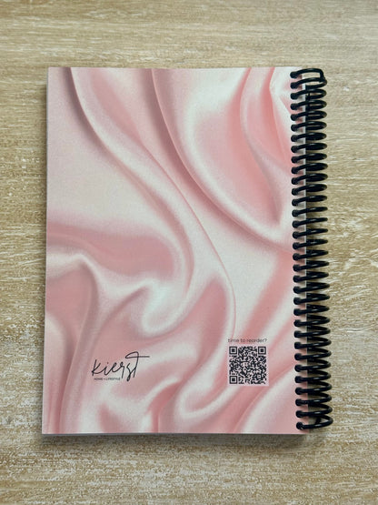 Pink Silk Print Notebook