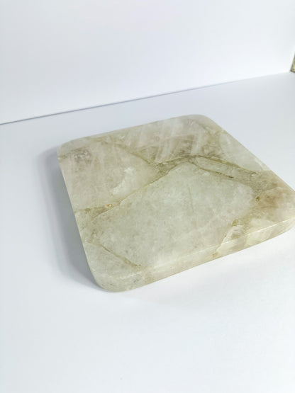 Clear Warm Agate Tray