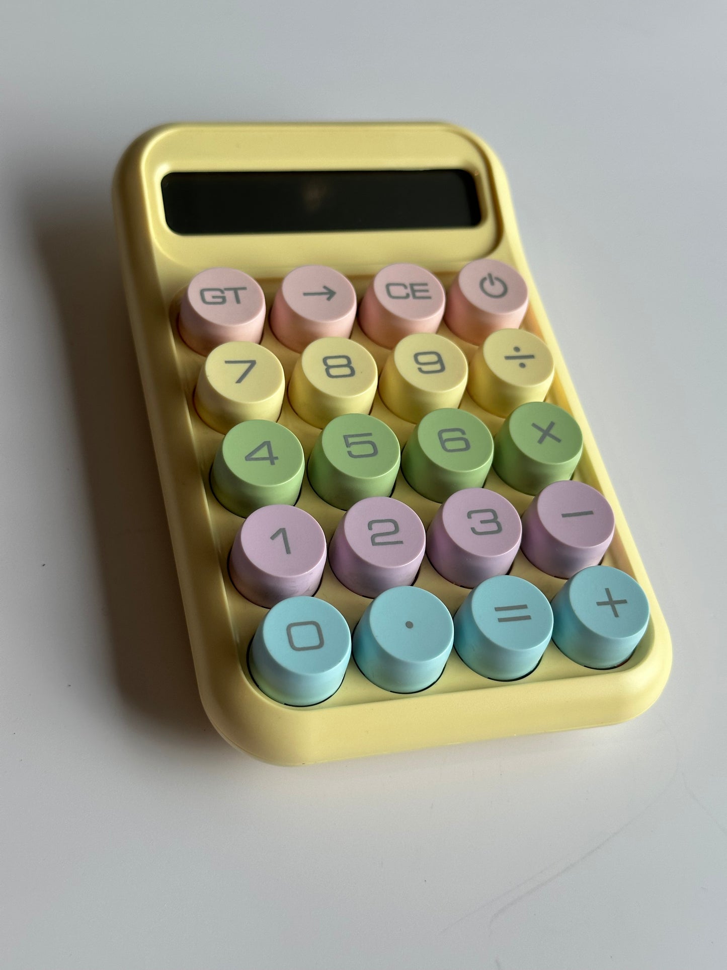 Small Colorful Desk Calculator