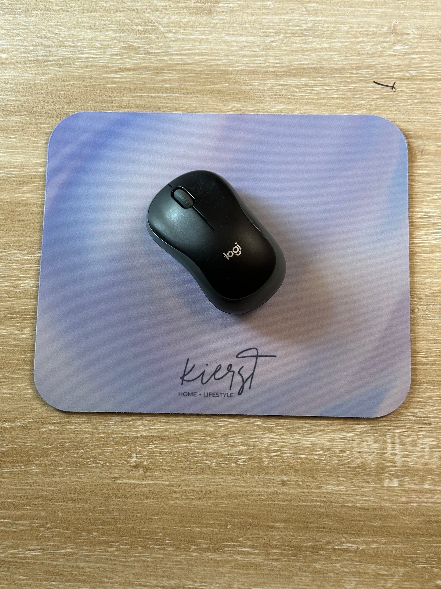 Lilac Marble Mouse Pad