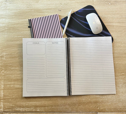 2026 - 2027 Navy Silk Mid Year Lifestyle Planner