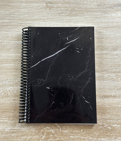 Black Marble Notebook