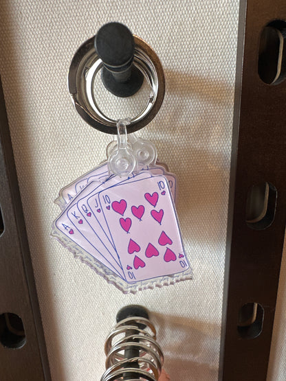 Cards Your Dealt Keychain