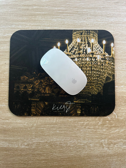 Baroque Chandelier Mouse Pad