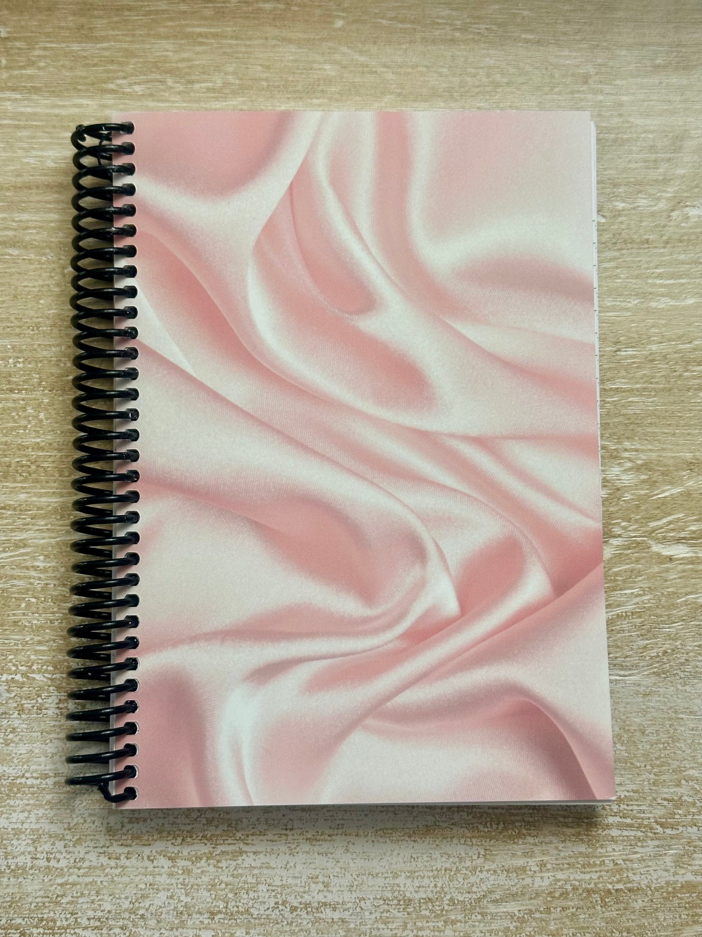 Pink Silk Print Notebook