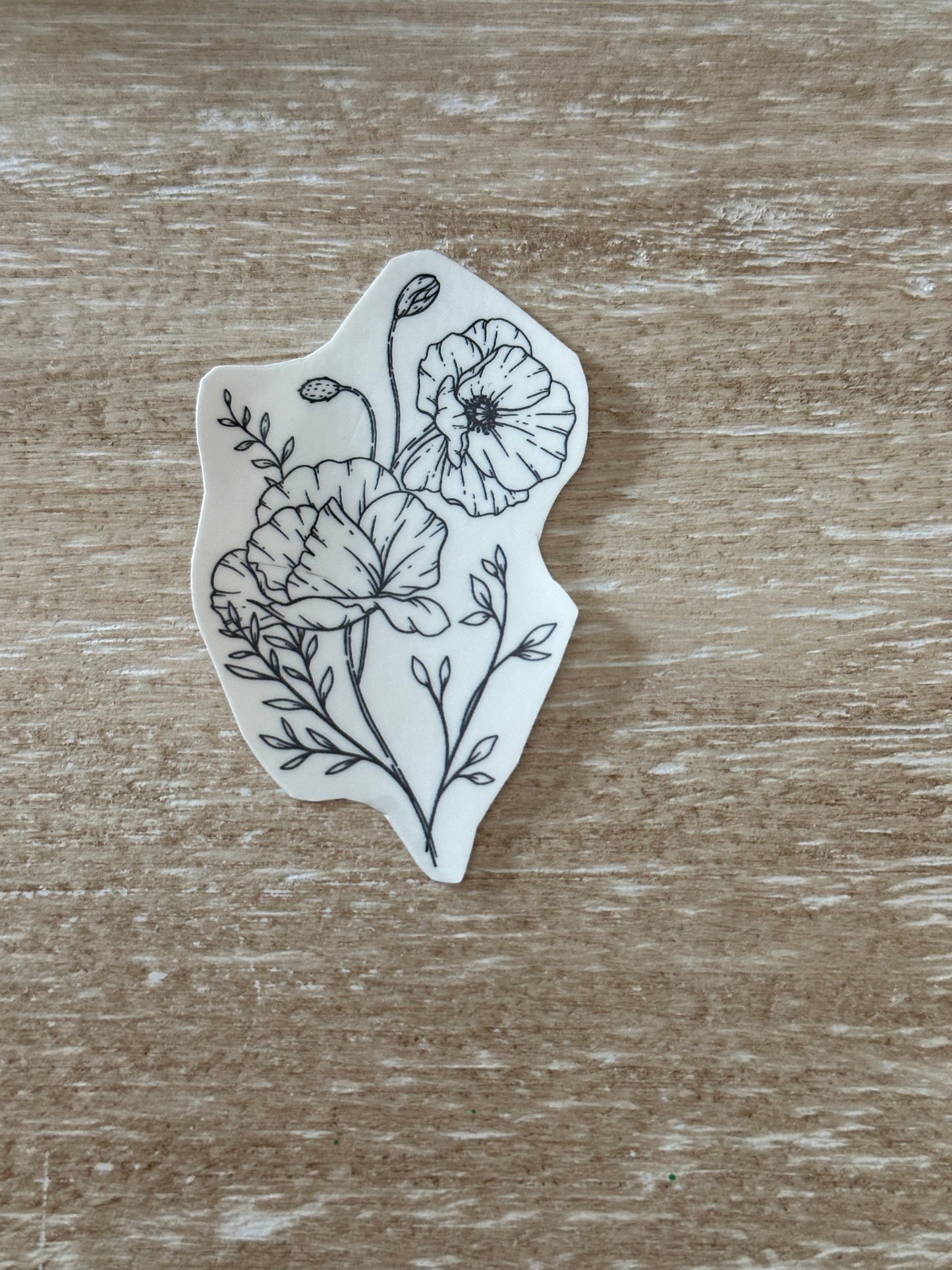 Medium Botanical Fine Line Temporary Tattoos