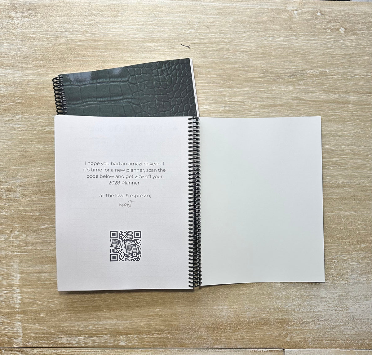 2027 Emerald Crocodile Lifestyle Planner