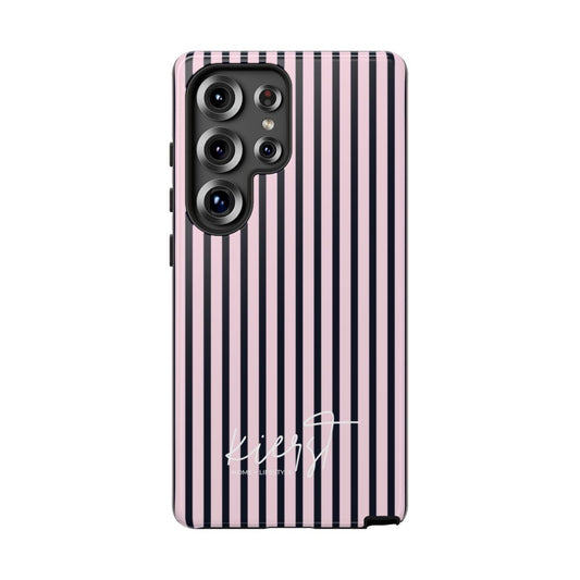 Signature Pink + Signature Storm Stripe Samsung Galaxy Phone Case