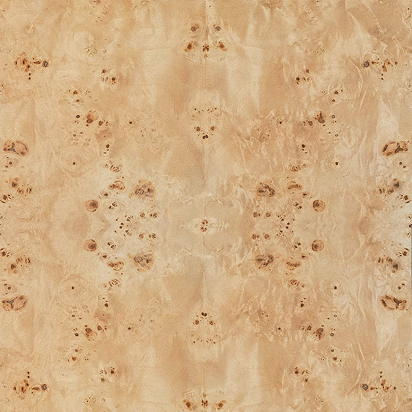 Carnegie Seven-Drawer Chest in Burl Wood & Brass