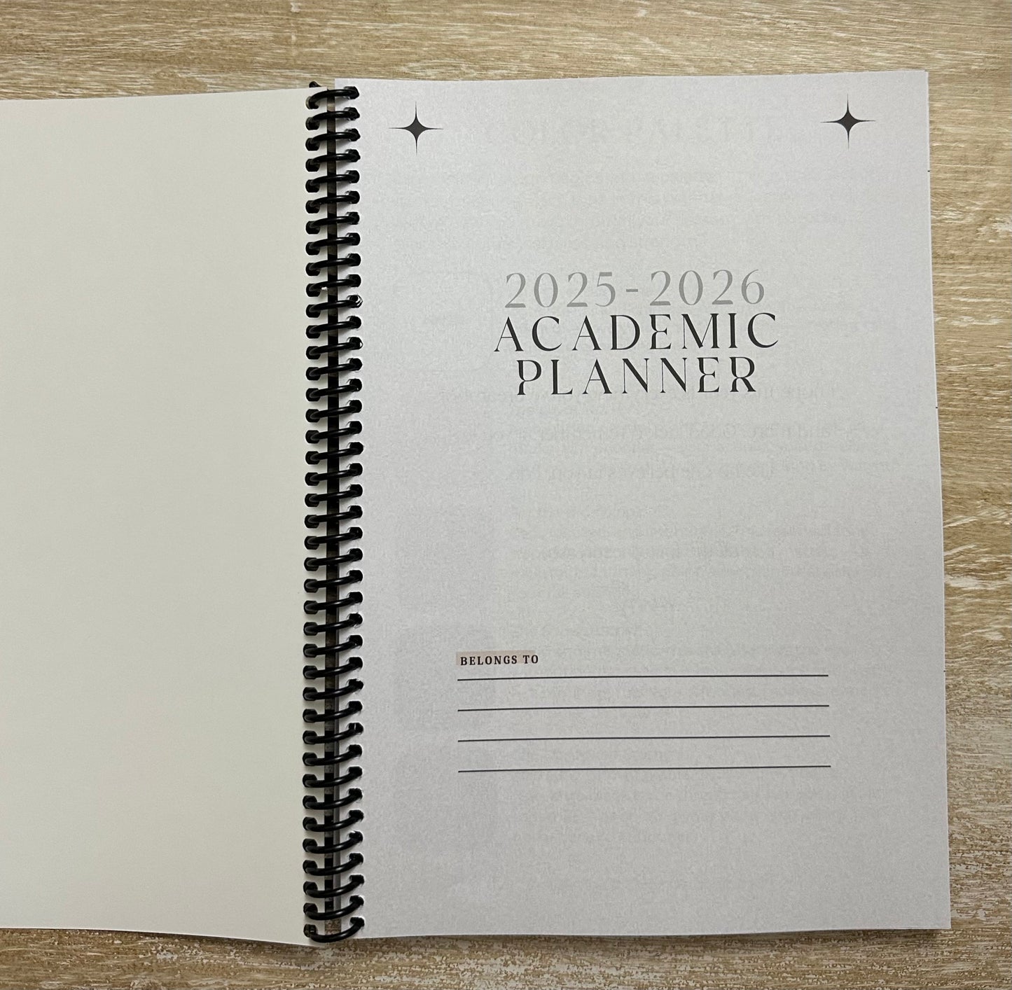 Academic Year Planner Lived-In Grey Marble