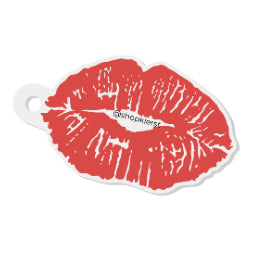 Red Lips Acrylic Keychain