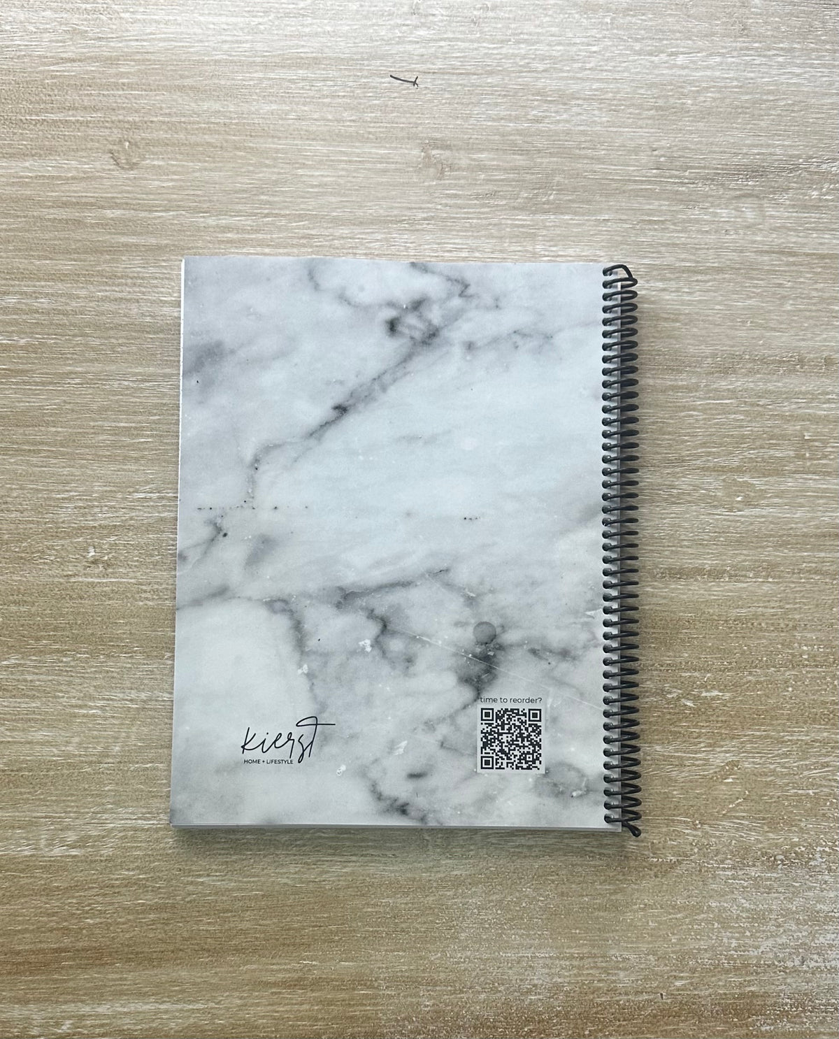 Lived-In Grey Marble Notebook