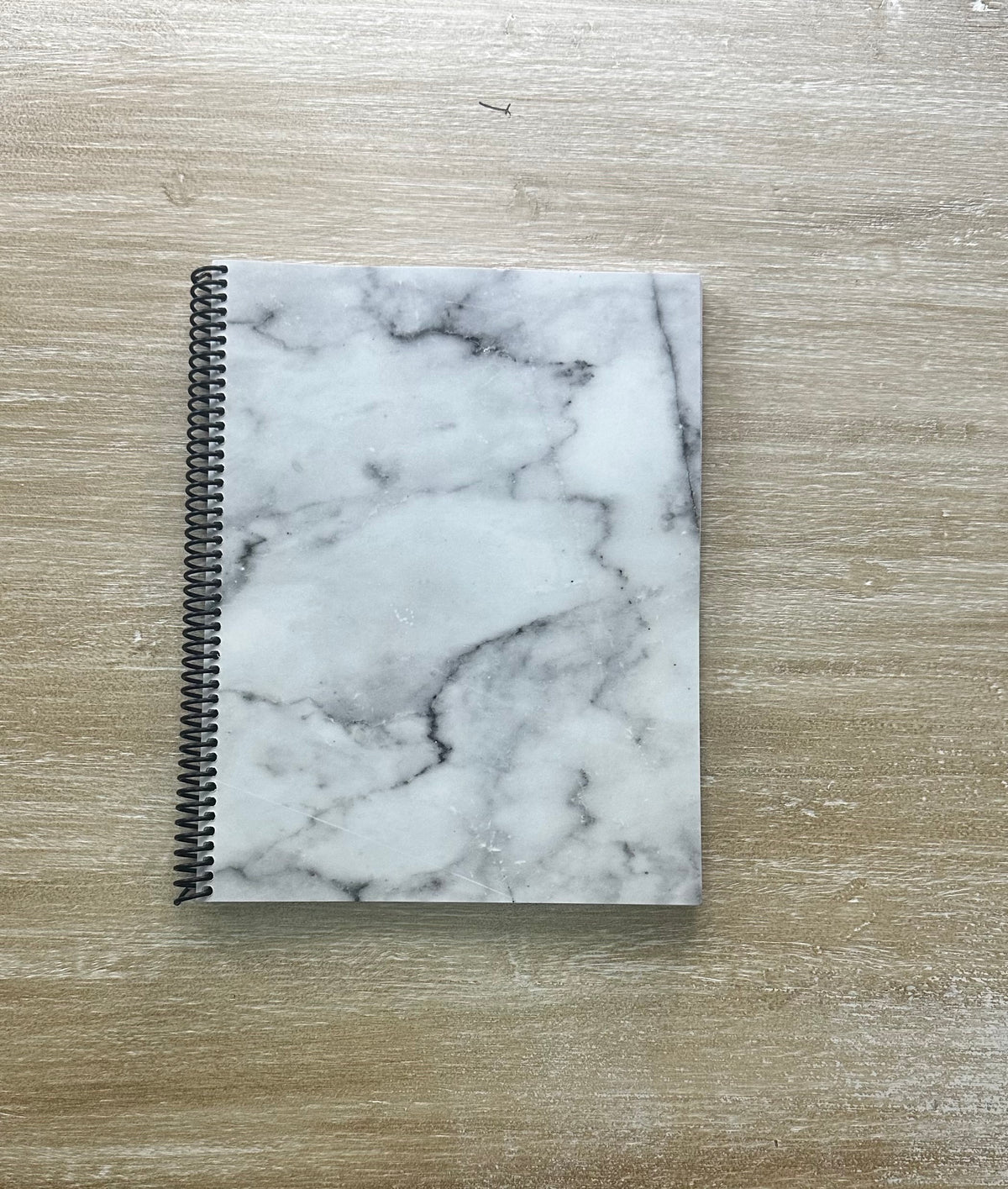 Lived-In Grey Marble Notebook