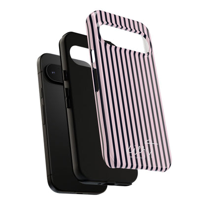 Signature Pink + Signature Storm Stripe Google Pixel Phone Case